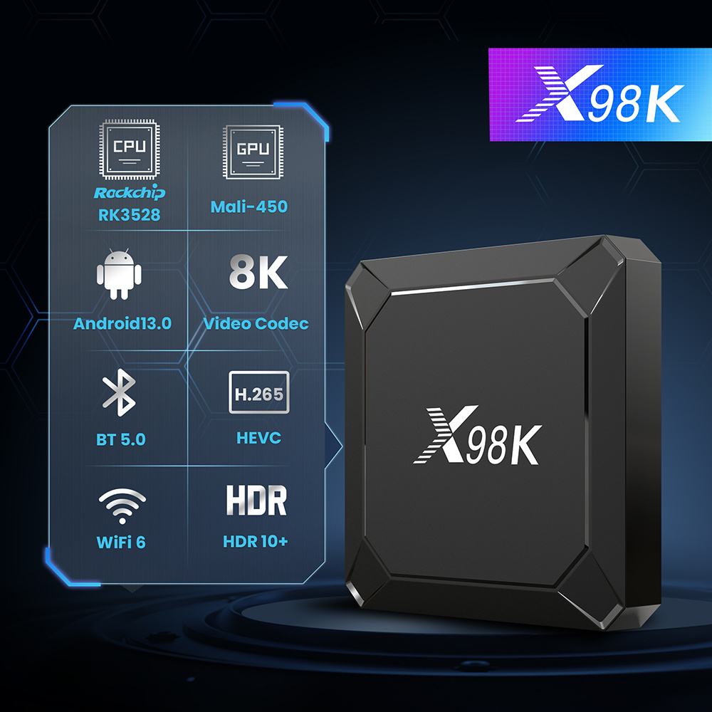 Radxa Rock 5B 16Gb - 새로운 X98K 안드로이드 13 TV 박스