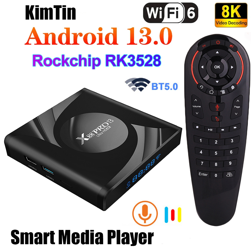 Radxa Rock 5B 16Gb - Google Voice Assista TV Box 안드로이드