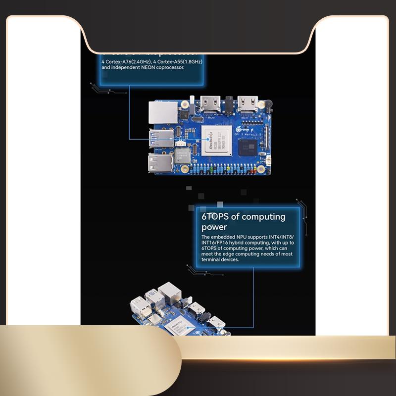 Orange Pi 5 Max Rk3588 - 오렌지 파이 5 Max 16GB RAM
