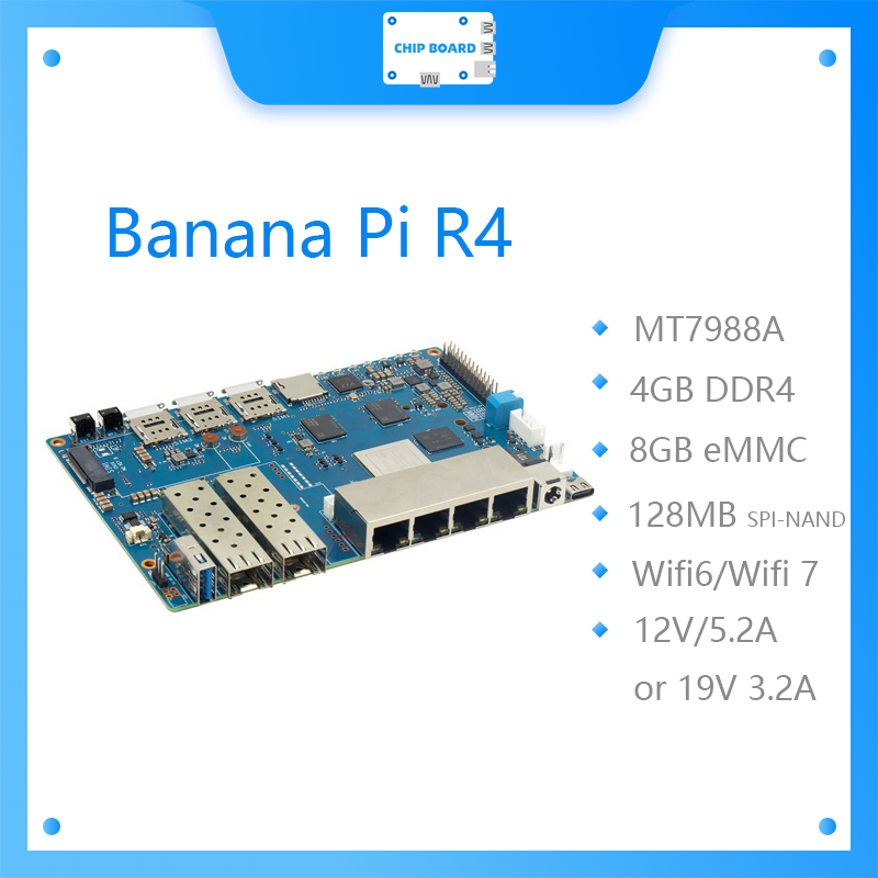Bananapi Bpi R4 Wifi 7 - 바나나 파이 BPI R4 와이파이 7