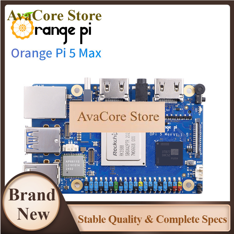 Rk3588 Mini Pc Board - AvaCoreOrange Pi 5 Max 16GB V1.1