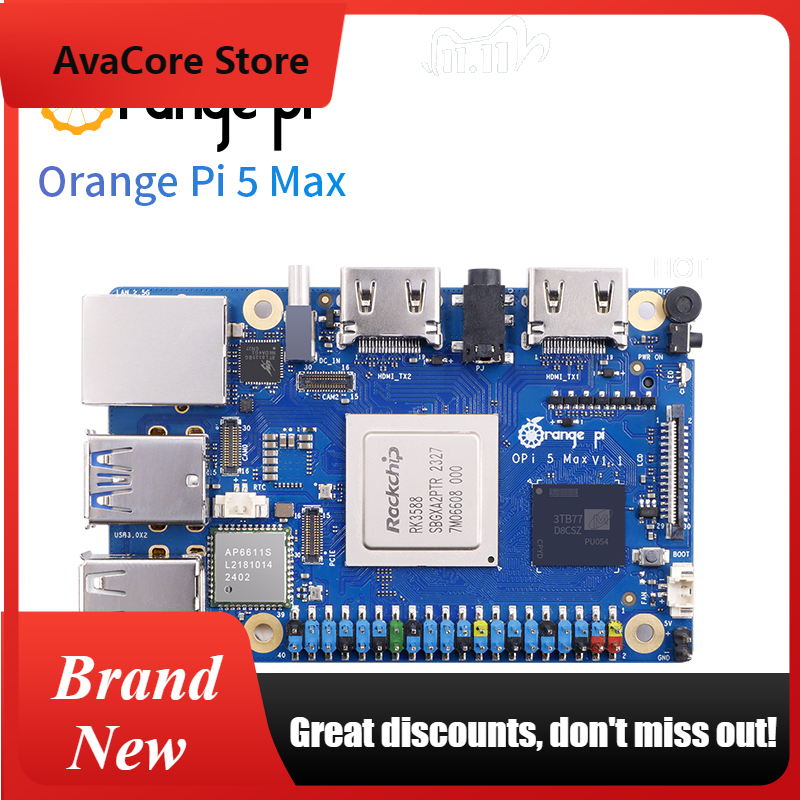 Orange Pi 5 Max Rk3588 - AvaCoreOrangePi 5 Max 16GB 5V5A 전원