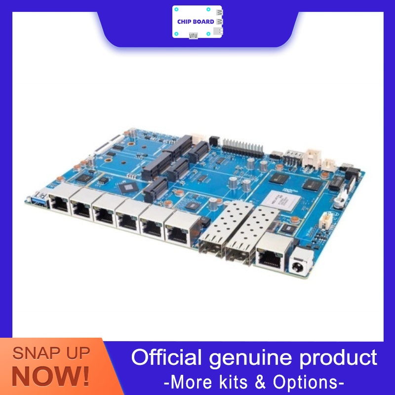 듀얼 10GbE SFP+, 7개의 1GbE/2.5GbE - Bananapi Bpi R4 Wifi 7 리뷰 및 가격