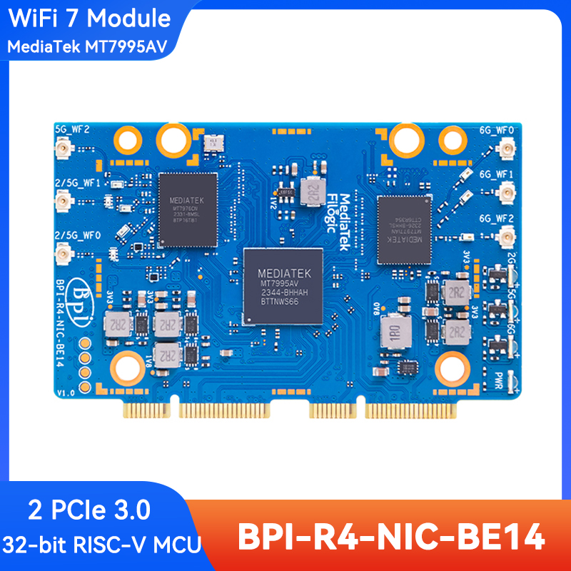 바나나 파이 BPI-R4-NIC-BE14 WiFi 7  - Bananapi Bpi R4 Wifi 7 리뷰 및 가격
