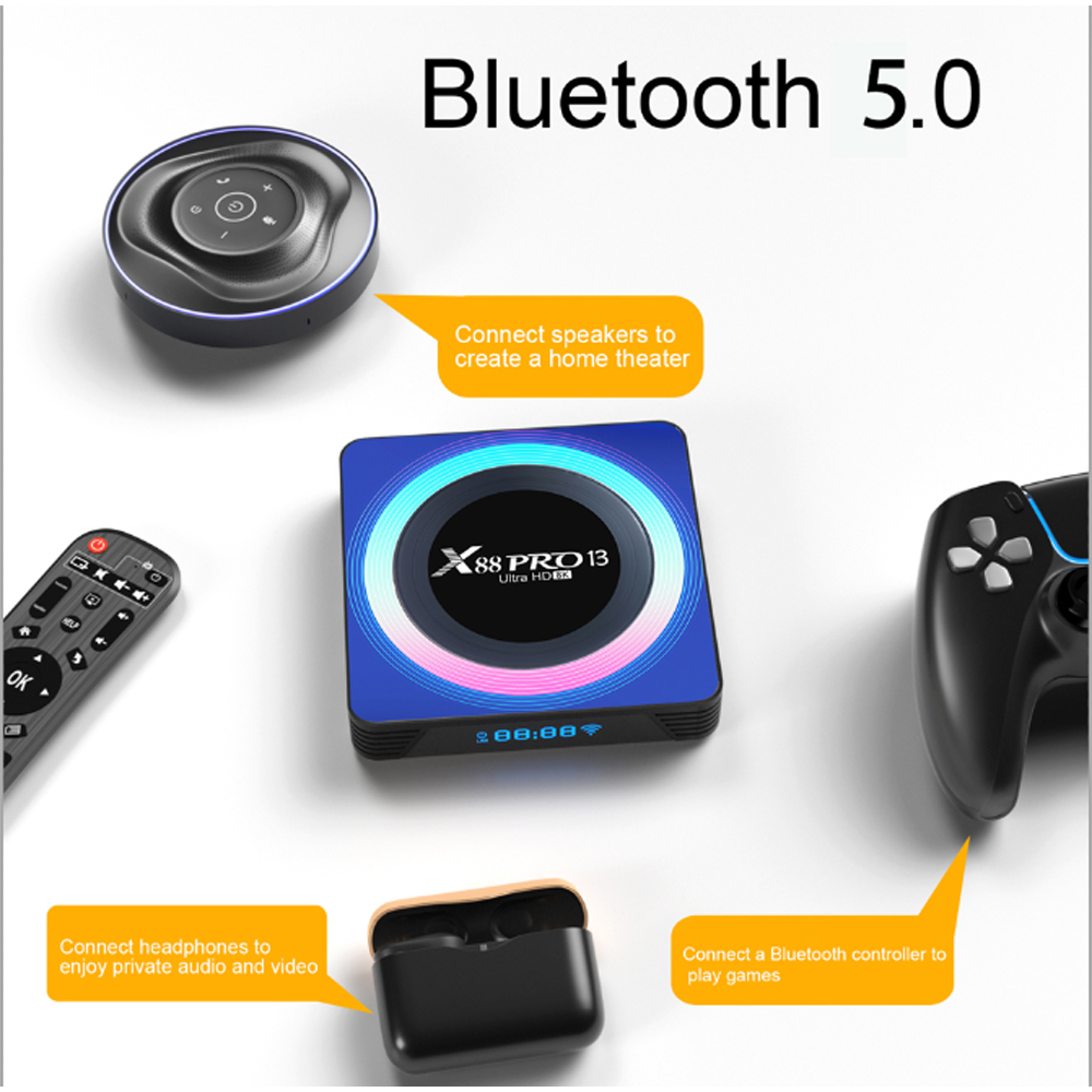 X88 PRO 13 스마트 안드로이드 13.0 TV 박 - Radxa Rock 5B 16Gb 리뷰 및 가격