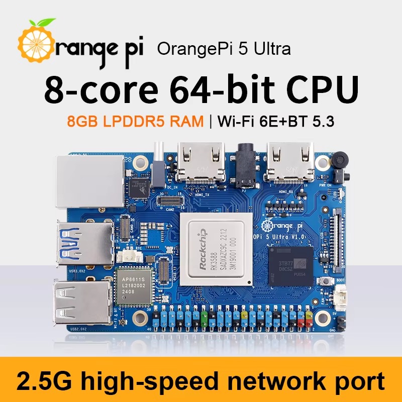 【핫세일】오렌지 파이 5 울트라 8GB 16GB 램 R - Rk3588 Mini Pc Board 리뷰 및 가격